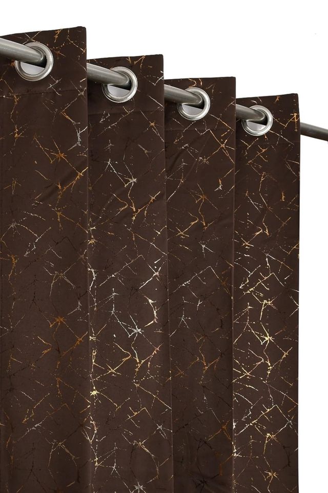 La Elite Room Darkening Polyester Window Curtains