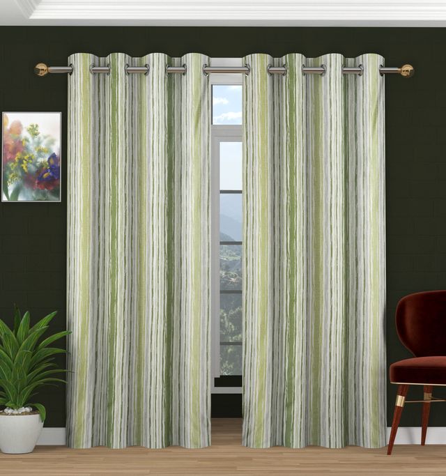 La Elite Room Darkening Polyester Window Curtains