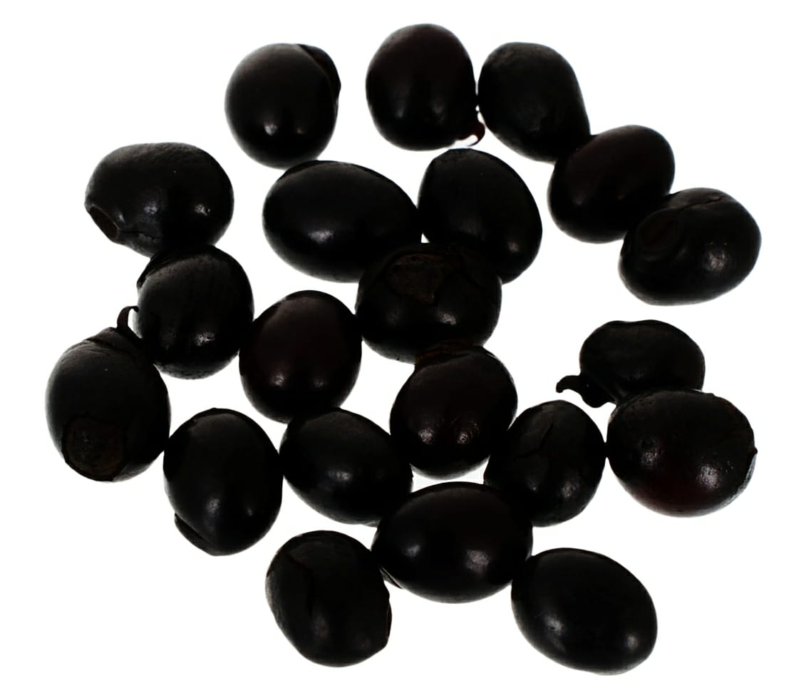 Black Chirmi Beads Goonja Gurivinta Seeds -Set Of 21 Pcs  For wealth