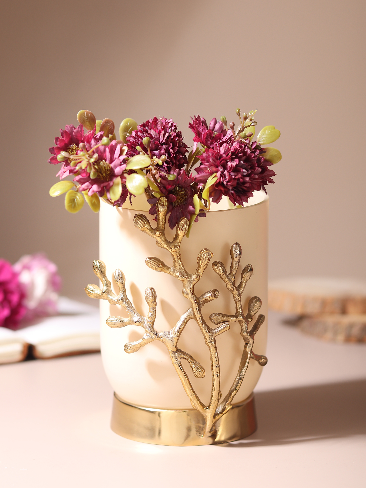 VinLux Glass Vase and Candle Holder