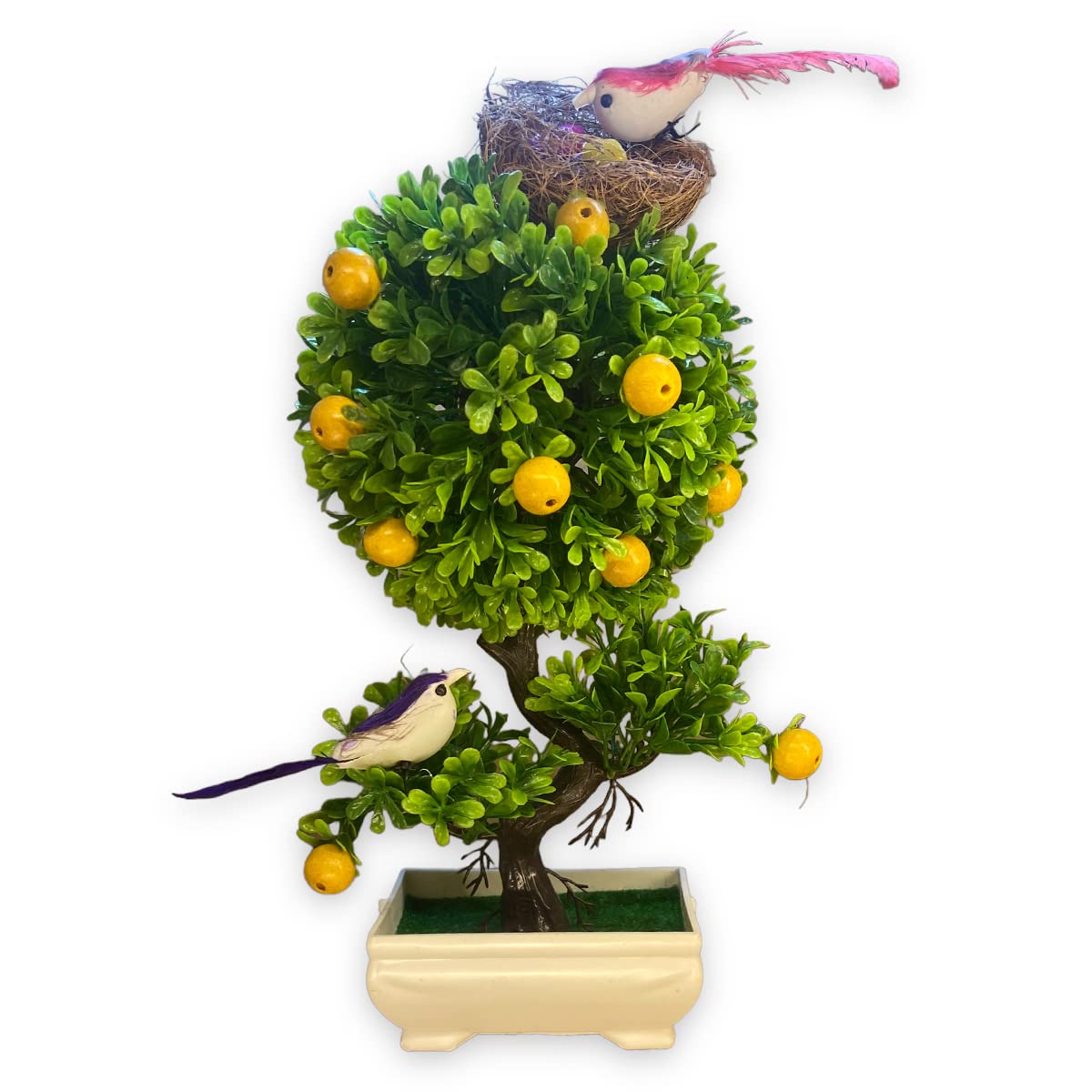 GOLDFISH1 Artificial Plants Nest -Birds, Fruits