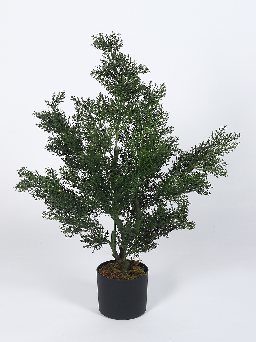 Artificial Plant 35inch Artificial Plants With Black Pot|Home Decor,Office Decor Perfect Housewarming Gift,Set of 1