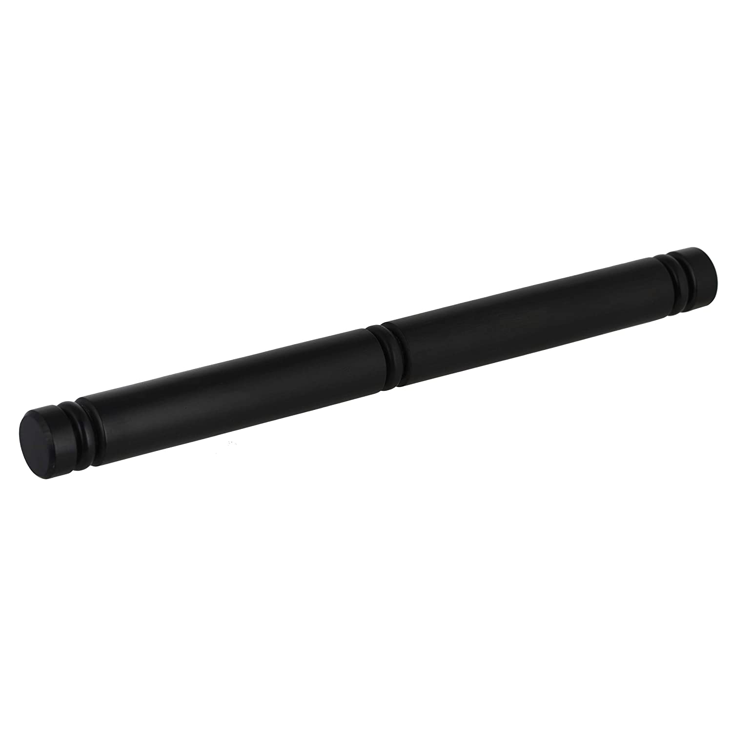 Engraved Wooden Ebony Stick/Karungali Kattai Stick (30 X 3 X 3 CM) Black.