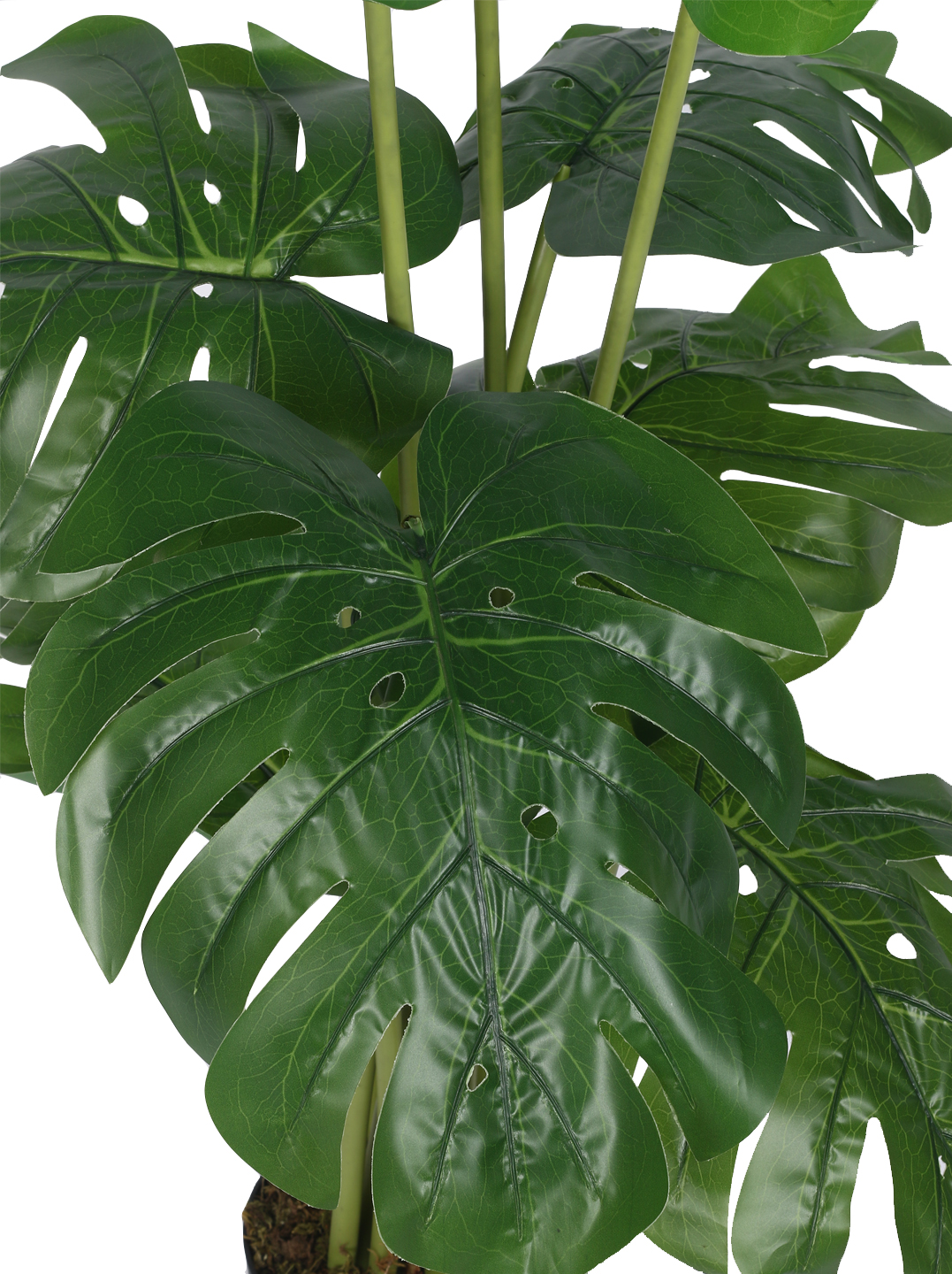 Artificial Plant 47inch Artificial Monstera Plants With Black Pot |Home Decor,Office Decor Perfect decor Gift,Set of 1