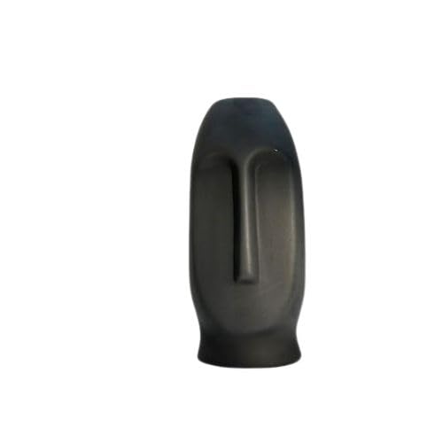 Matte Black Ceramic Face Planter | Face Flower Pot Head Planter