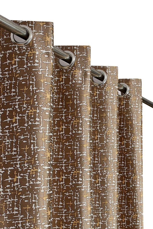 La Elite Room Darkening Polyester Window Curtains