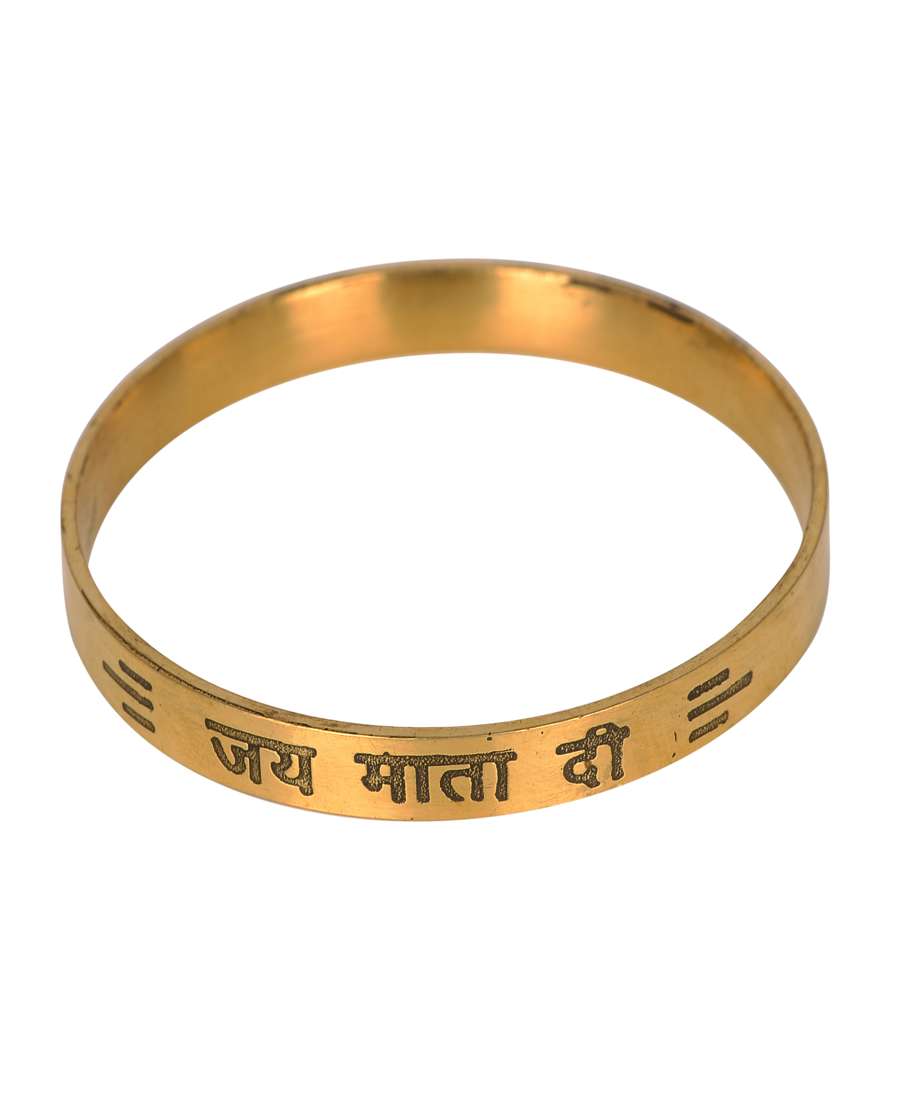 old Plated Jay Kali Mata Kada For Unisex Golden.