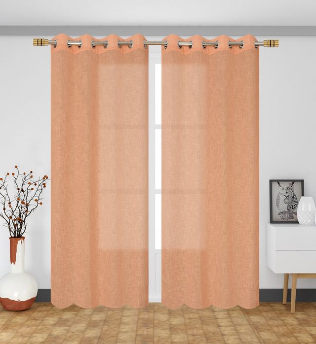La Elite Room Darkening Polyester Window Curtains