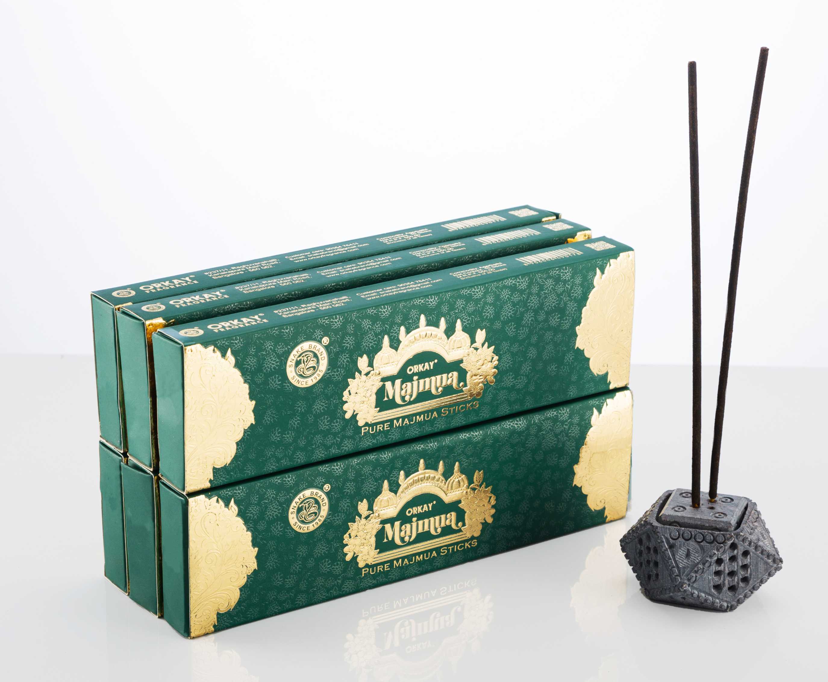 Orkay Pure Majmua 10 sticks || Pack of 12 || Contains 120 sticks Majmua (10, Set of 12)