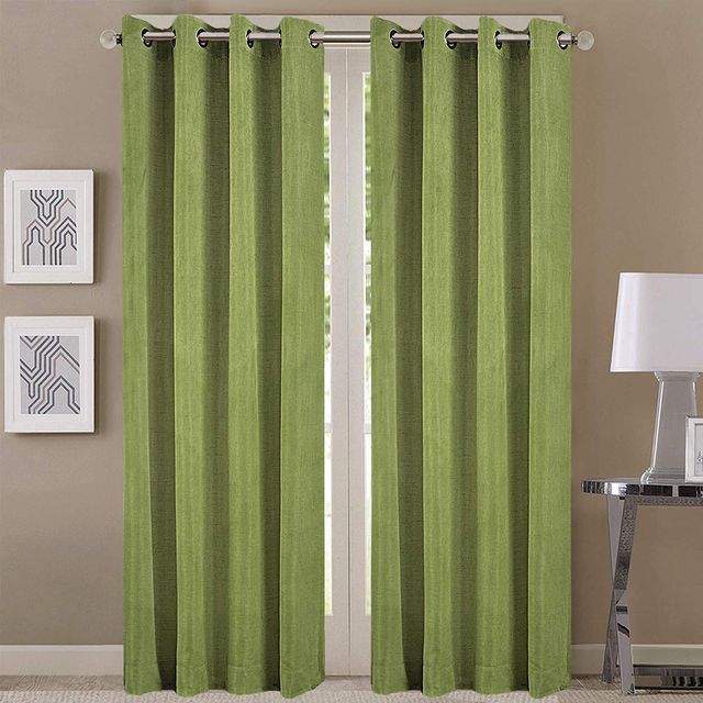 La Elite Room Darkening Polyester Window Curtains