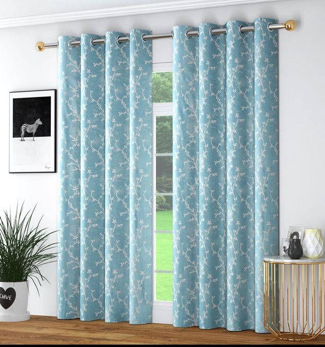 La Elite Room Darkening Polyester Window Curtains