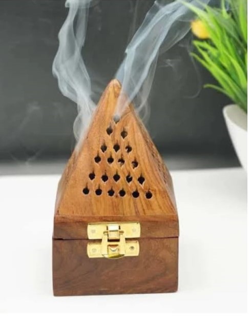 Wooden Dhoop Stand Incense Holder