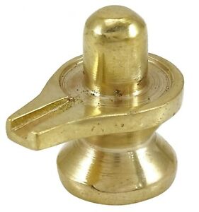 Pure Brass Shivling Idol Statue For Lord Shiva's Pooja