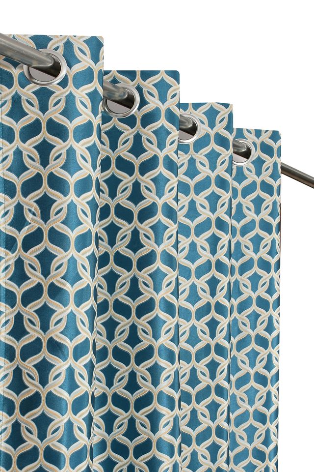 La Elite Room Darkening Polyester Window Curtains