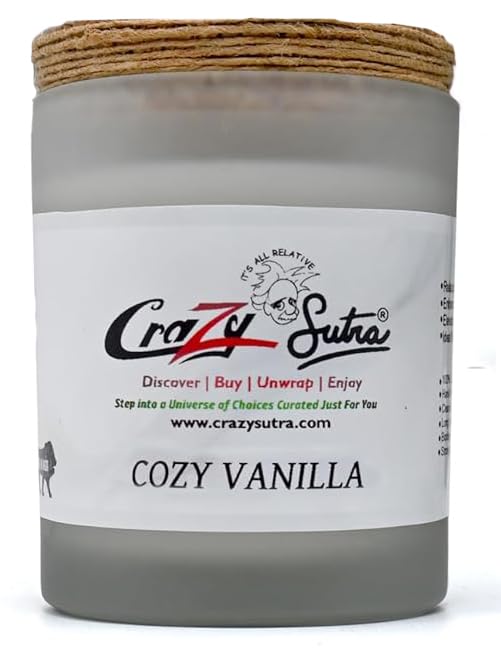 Natural Soy Wax Cork Jar Candle Cozy Vanilla - Pure Cotton Wicks, Essential Oil Scented- 1pc
