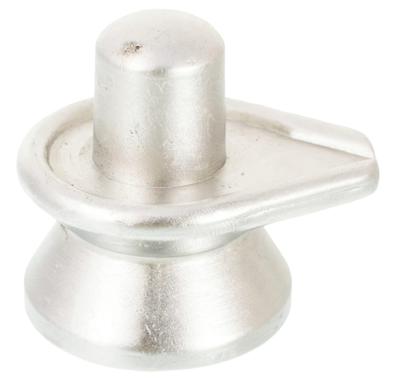 Mercury Lord Shiva's Shivling Idol Parad Idol In (28 Gm) Silver.