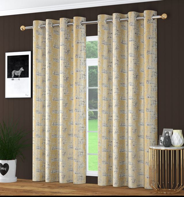 La Elite Room Darkening Polyester Window Curtains