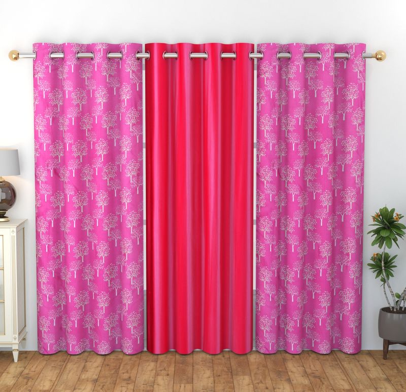 La Elite Room Darkening Polyester Window Curtains