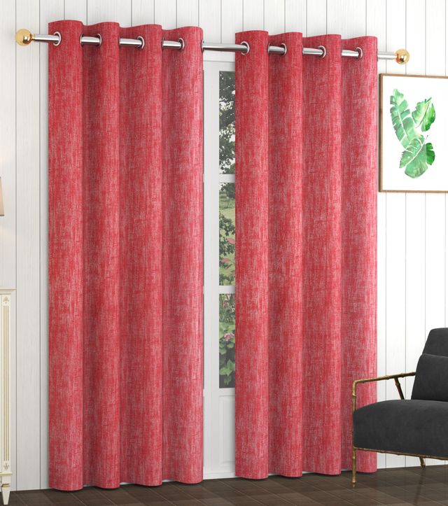 La Elite Room Darkening Polyester Window Curtains