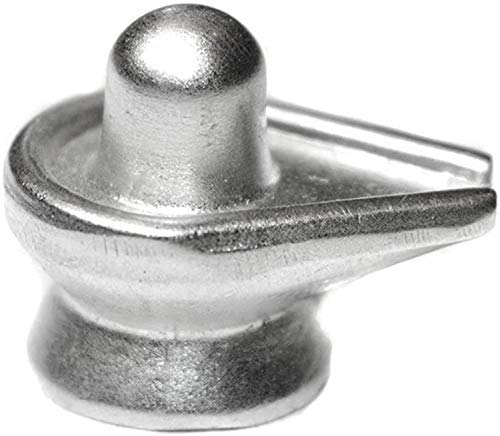 Mercury Lord Shiva's Shivling Idol Parad Idol In (112 Gm) Silver.