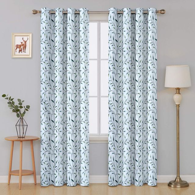 La Elite Room Darkening Polyester Window Curtains