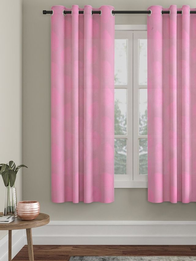La Elite Room Darkening Polyester Window Curtains
