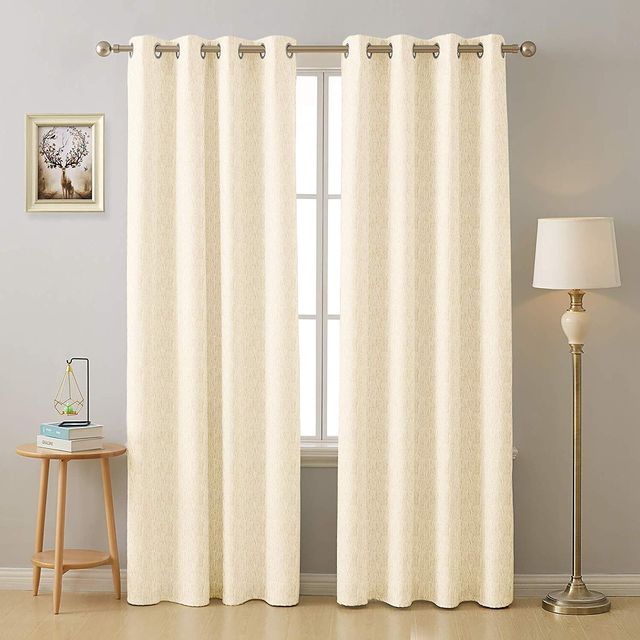 La Elite Room Darkening Polyester Window Curtains