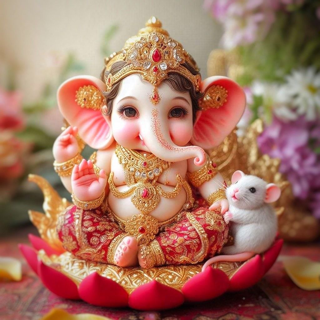 Divine Protection: Lord Ganesha Poster – 15x17 Inch Wall Art"
