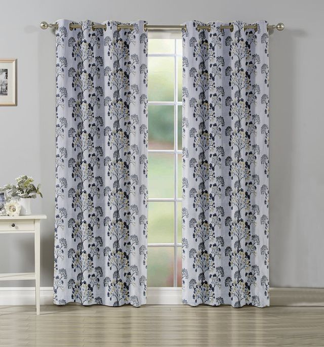 La Elite Room Darkening Polyester Window Curtains