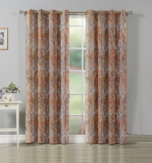 La Elite Room Darkening Polyester Window Curtains