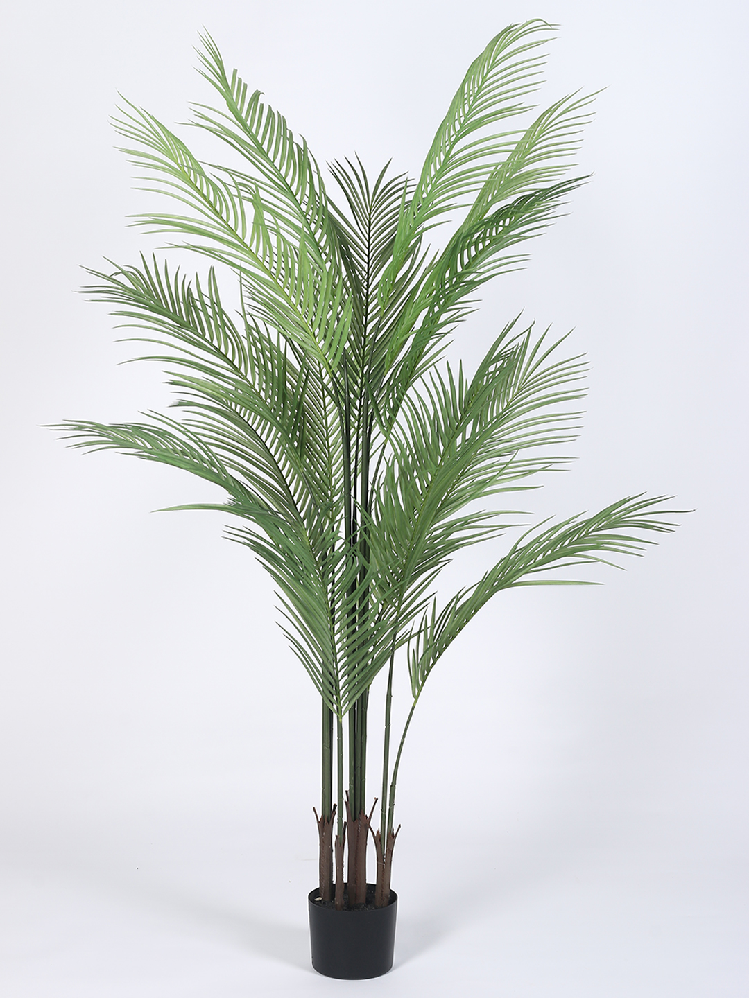 Artificial Plant 29inch Artificial Real Touch Areca Plants With Black Pot|Home Decor,Office Decor Perfect Housewarming Gift,Set of 1