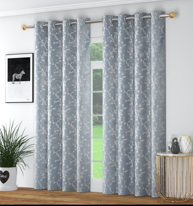 La Elite Room Darkening Polyester Window Curtains