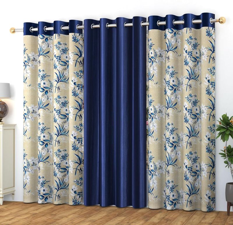 La Elite Room Darkening Polyester Window Curtains