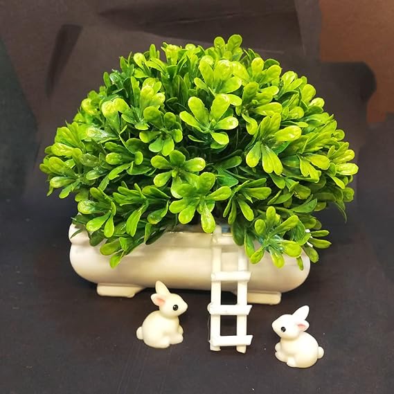 GOLDFISH1 Artificial Plant Flowers, Rabbit, Ladder
