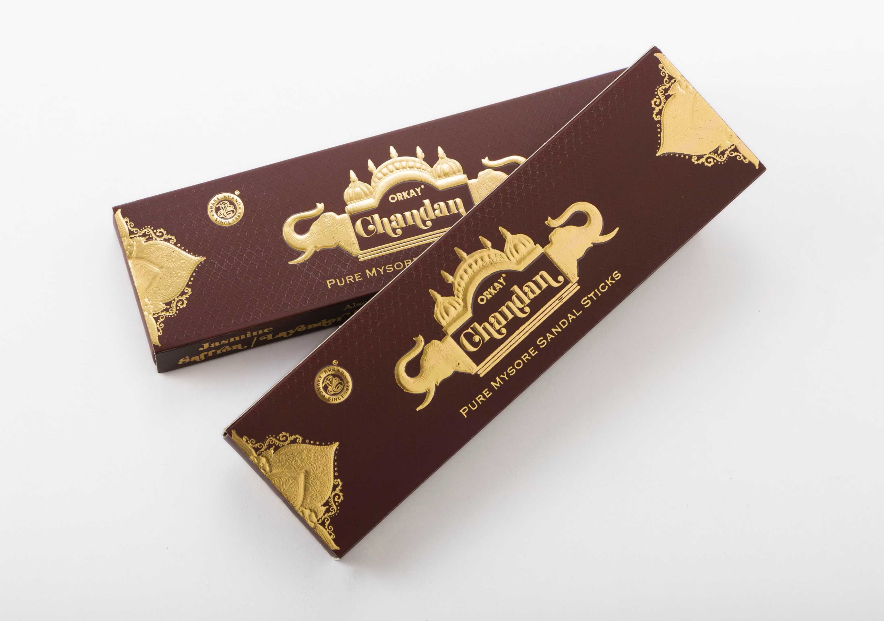 Orkay Pure Chandan 10 sticks || Pack of 6 || Contains 60 sticks Chandan (10, Set of 6)