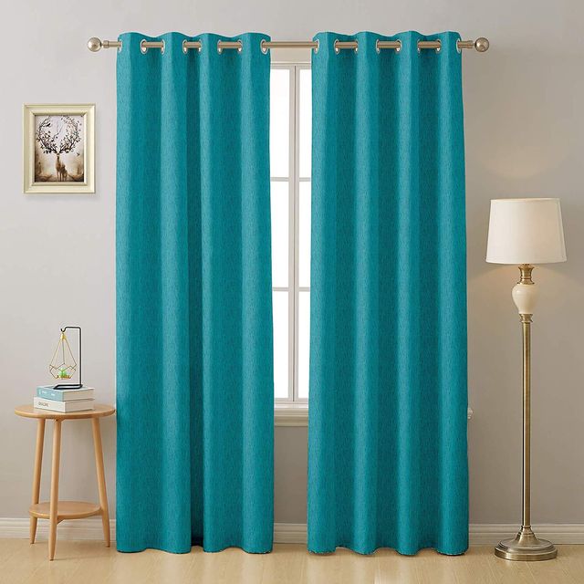 La Elite Room Darkening Polyester Window Curtains