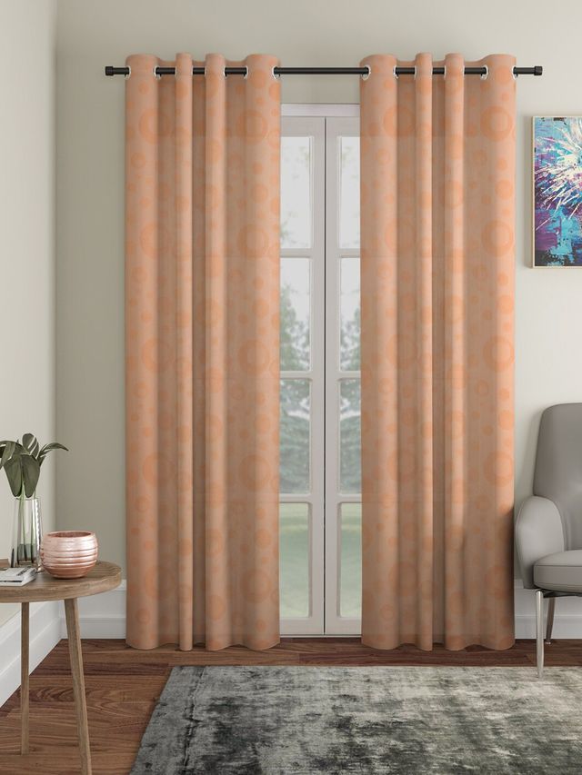 La Elite Room Darkening Polyester Window Curtains