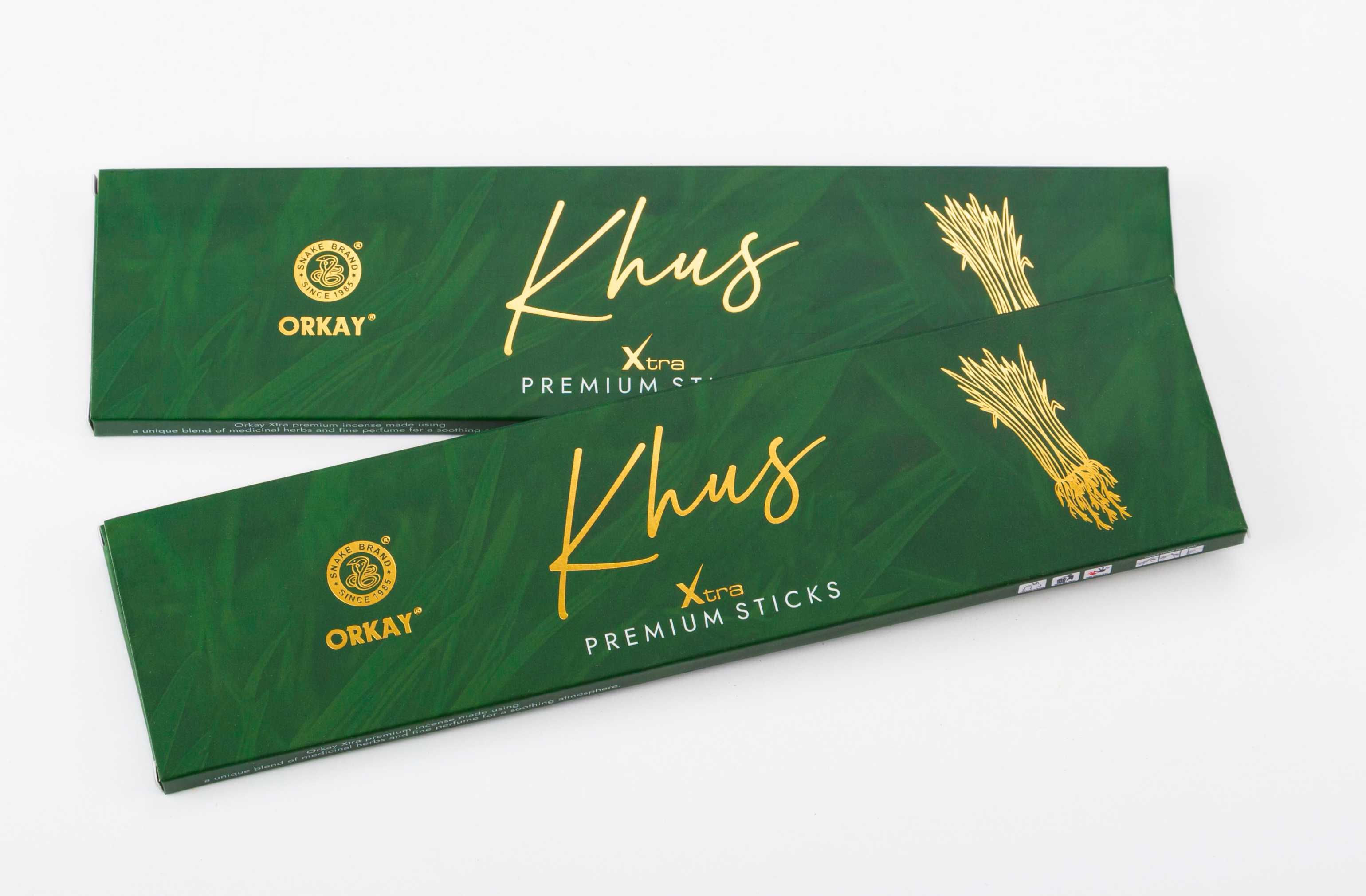 Orkay Khus 10 sticks || Pack of 12 || Contains 120 sticks Khus (10, Set of 12)