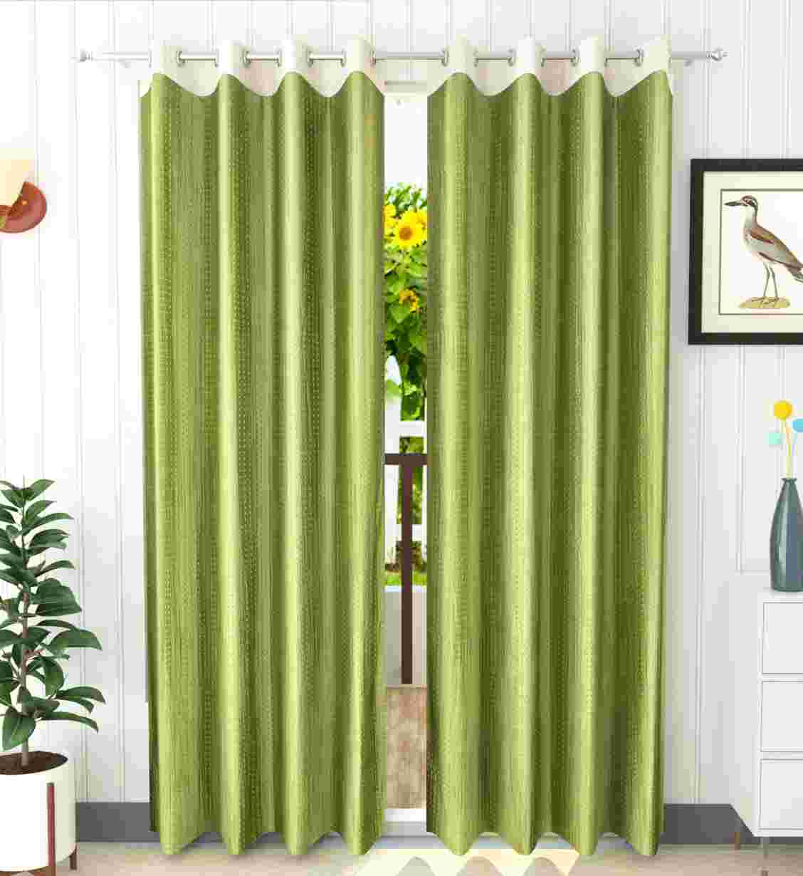 La Elite Room Darkening Polyester Window Curtains