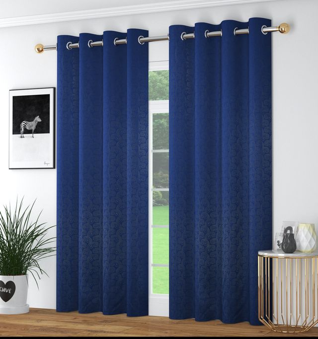 La Elite Room Darkening Polyester Window Curtains