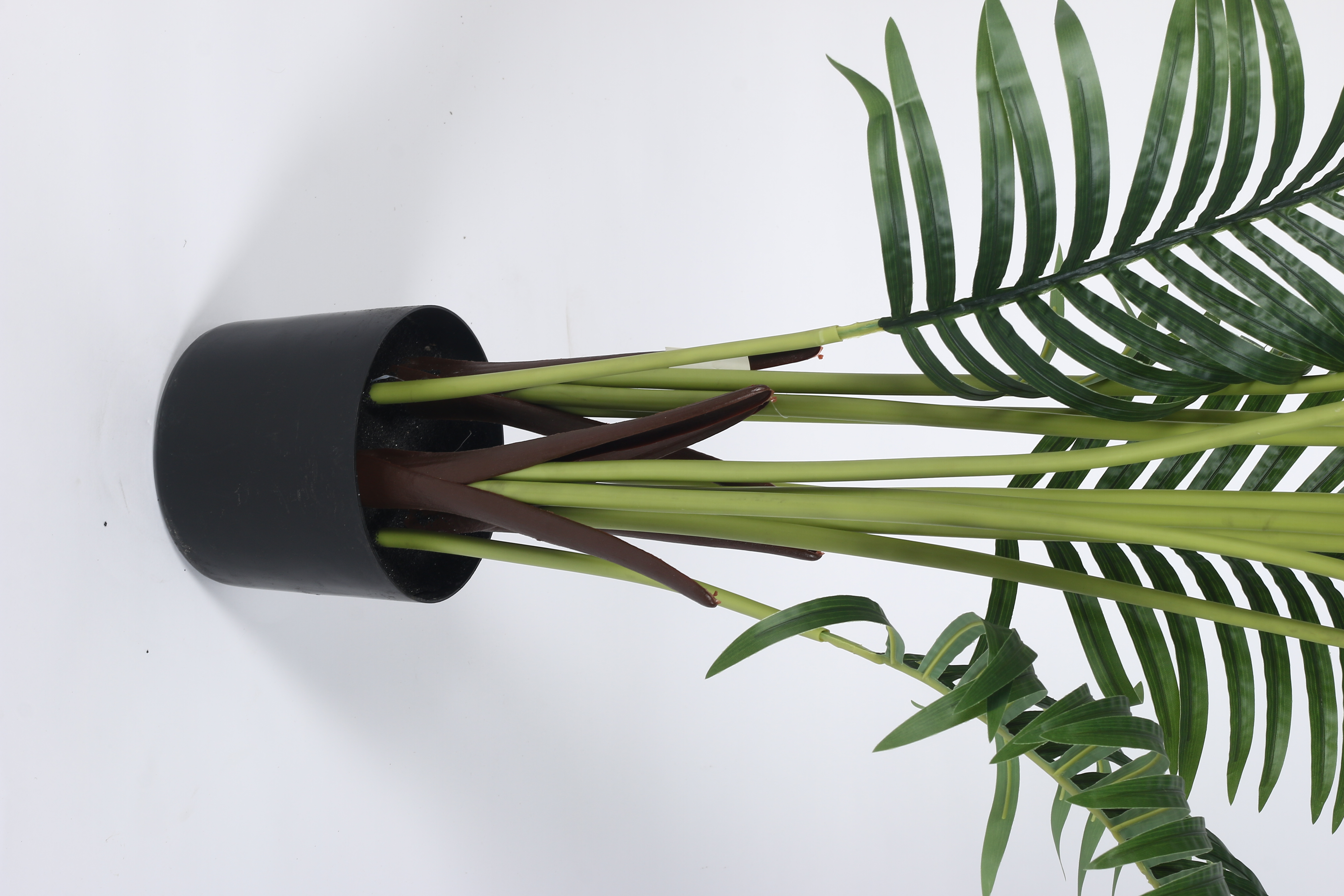 Artificial Plant 59inch Artificial Real Touch Areca Palm Plant With Black Pot |Home Decor,Office Decor Perfect Housewarming Gift,Set of 1