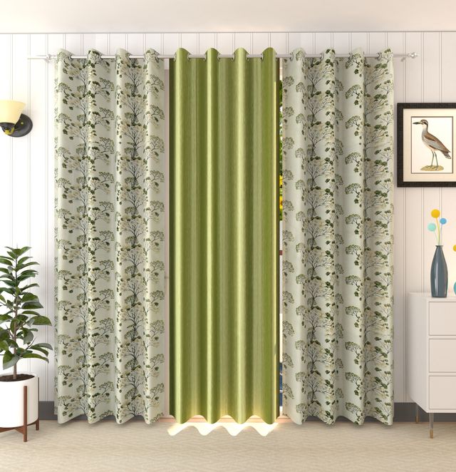 La Elite Room Darkening Polyester Window Curtains