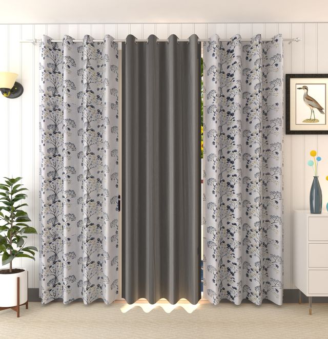 La Elite Room Darkening Polyester Window Curtains