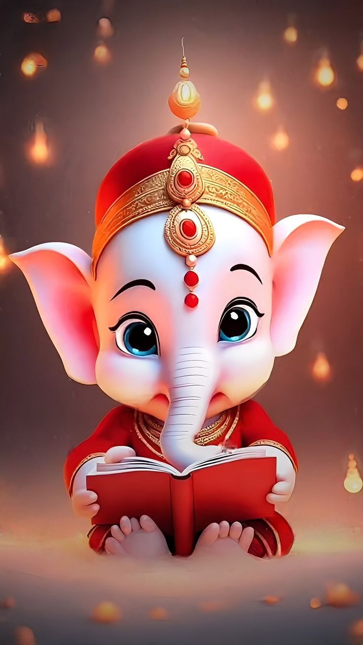 Elegant Lord Ganesha Poster for Sacred Spaces – 15x17 Inches"