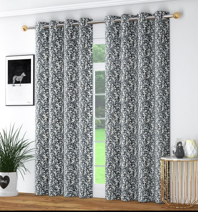La Elite Room Darkening Polyester Window Curtains