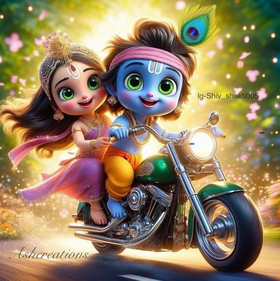 Krishna with Gopis in Vrindavan Poster | 15x17 Inches"