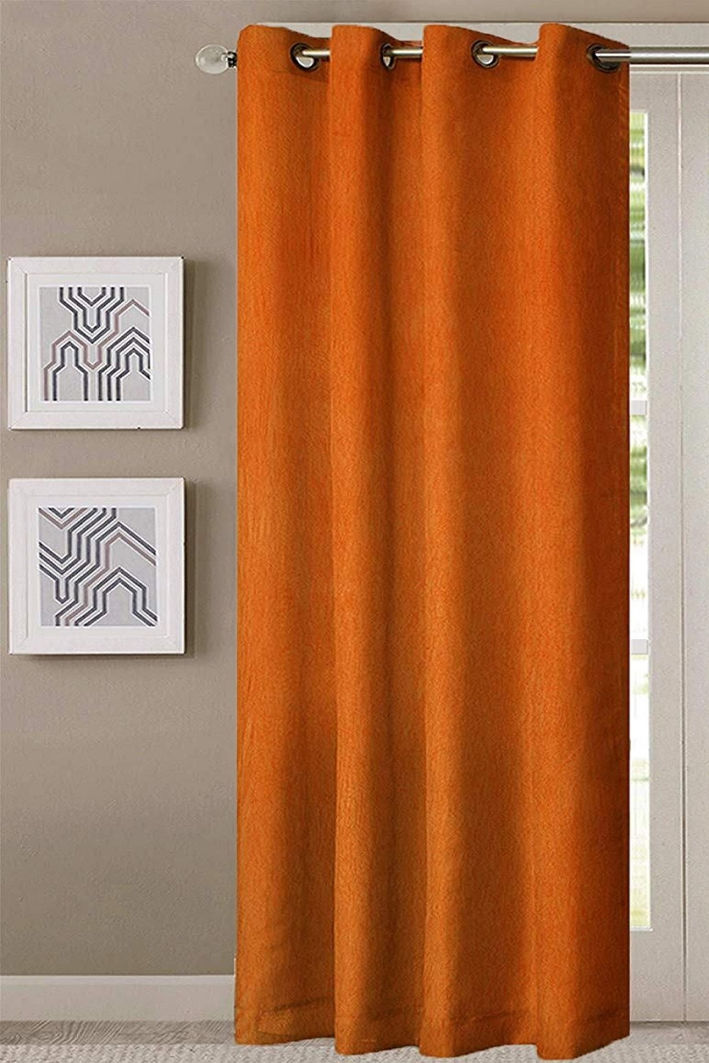 La Elite Room Darkening Polyester Window Curtains