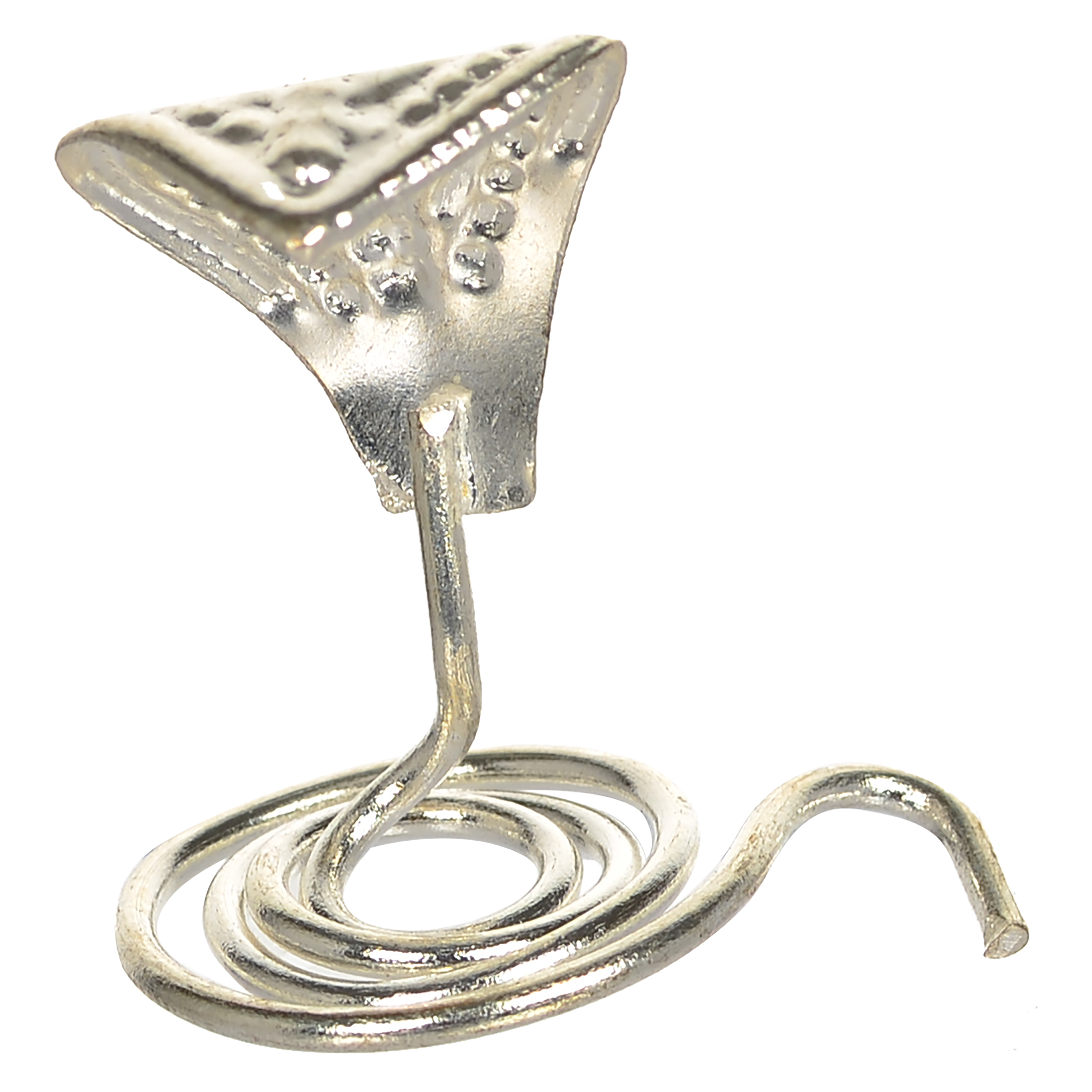 Silver Naga-Snake (7x5x2cm,, Silver)