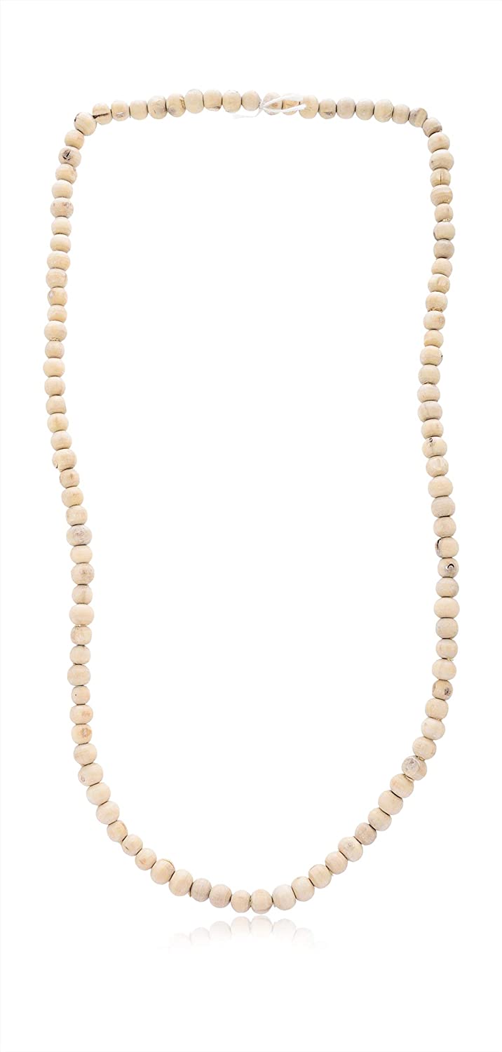 Natural Wooden Tulsi Bead Prayer Rosary Mala -9 MM 108+1 Beads Jaap.