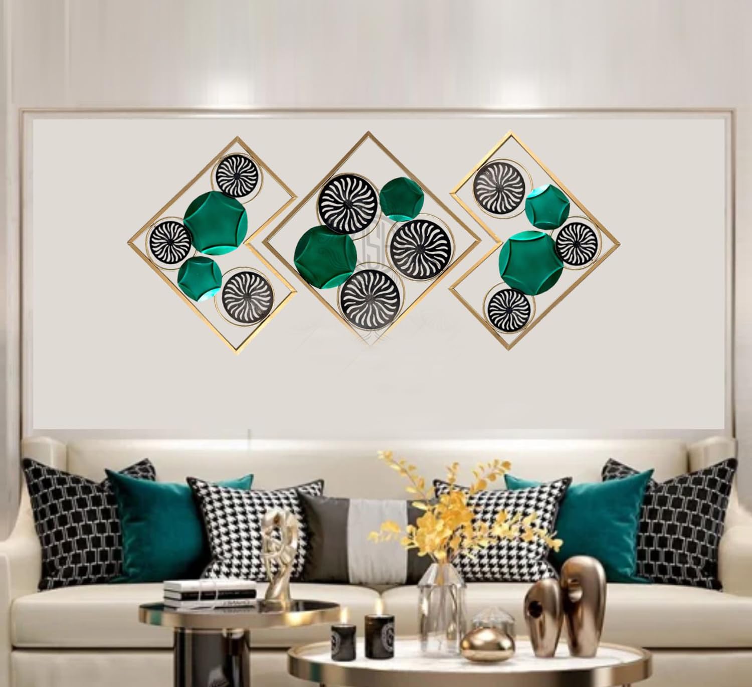 DSH Metal Wall Art Wall Sculpture Wall Hanging Showpiece Perfect For Home, Hotel